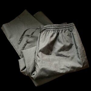 Black Elastic Waist Splash Pants